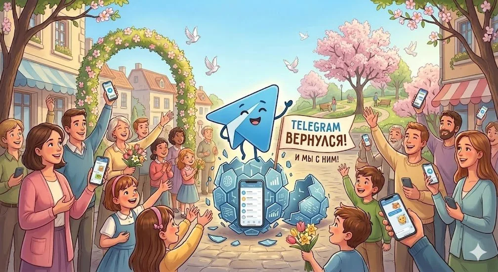 Чтоб у вас Telegram воскрес