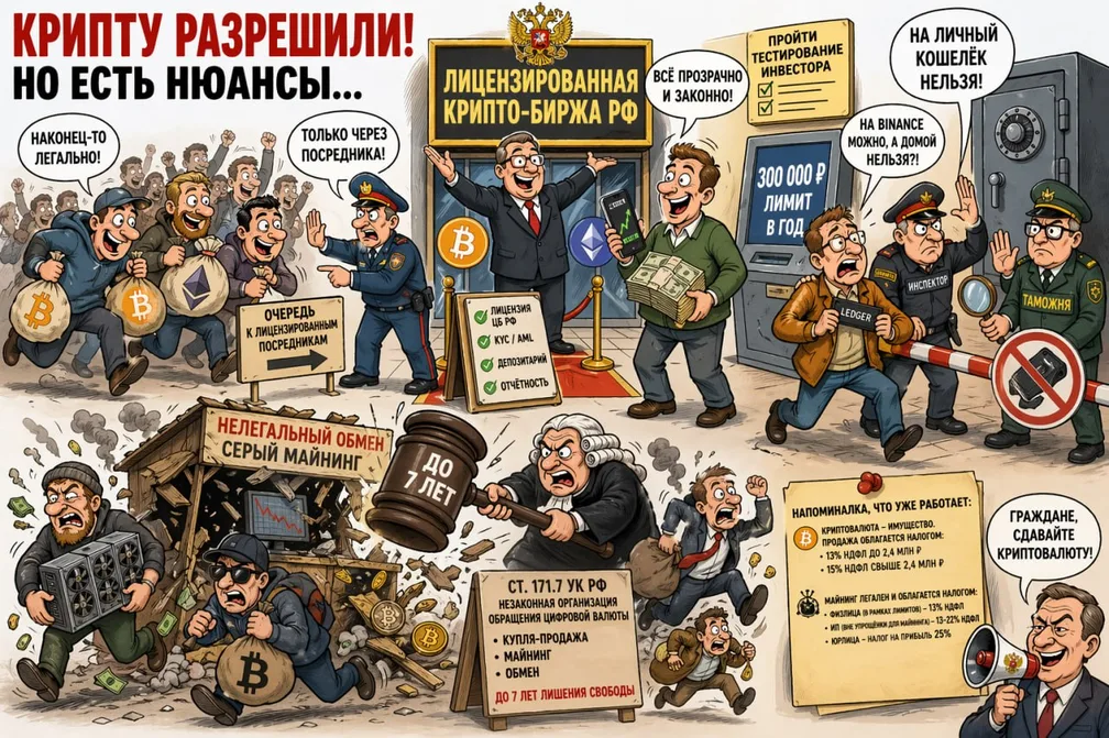 Закон о легализации крипторынка: первое чтение пройдено
