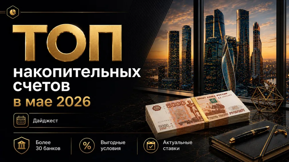 Лучшие накопительные счета (30.05.26)