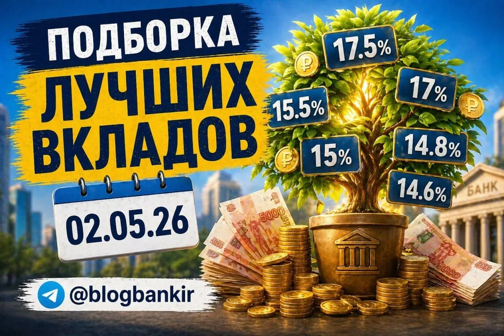 Самые выгодные вклады на 02.05.2026