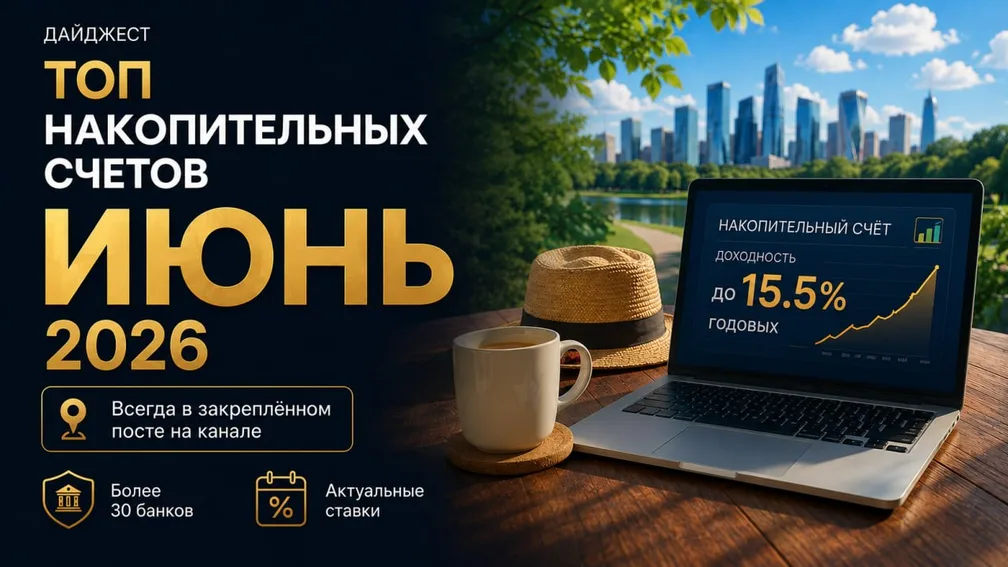 Лучшие накопительные счета (28.06.26)