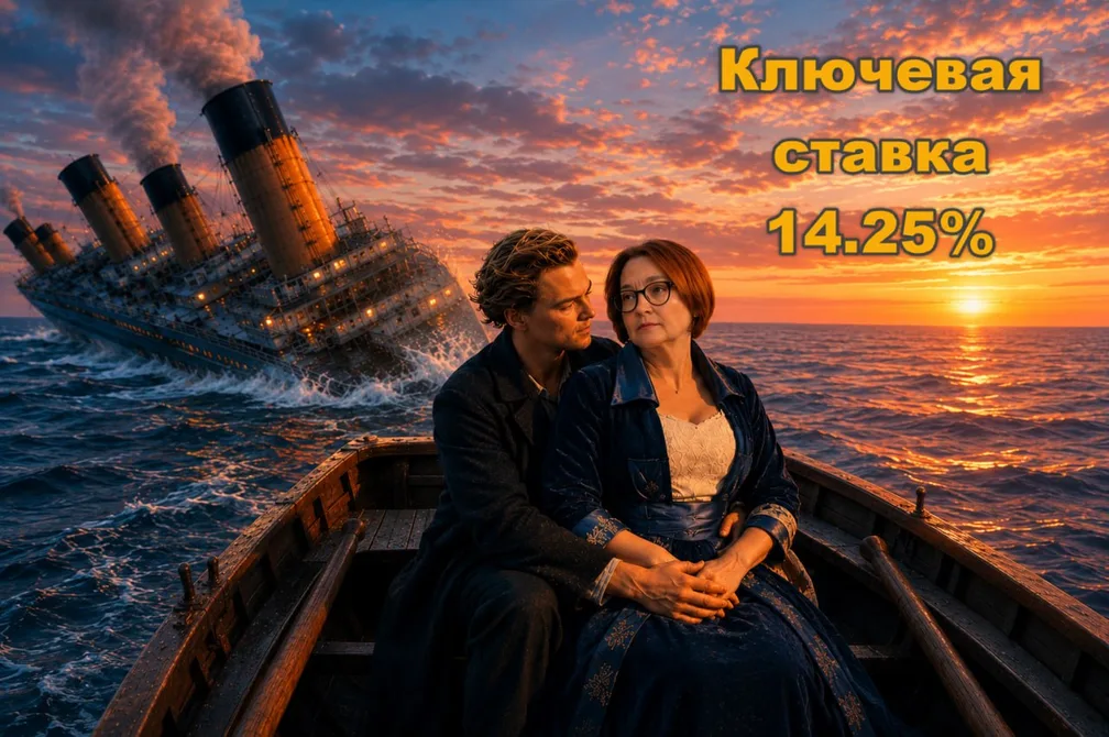 ЦБ РФ снизил ключевую ставку на 0.25 п.п. до 14.25% годовых