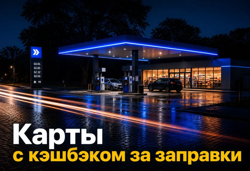 Кэшбэк на АЗС: лучшие карты
