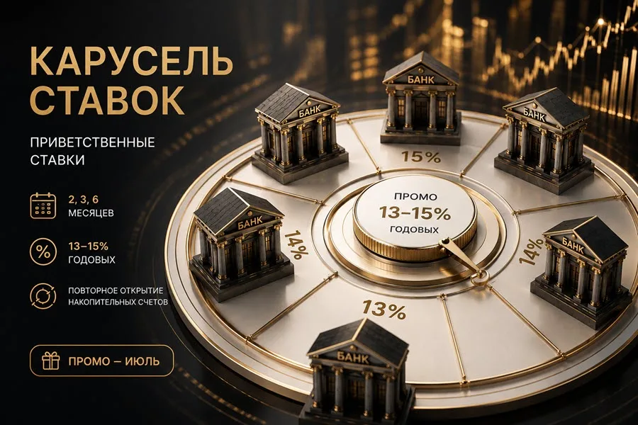 Банковская «карусель» приветственных ставок (28.06.26)