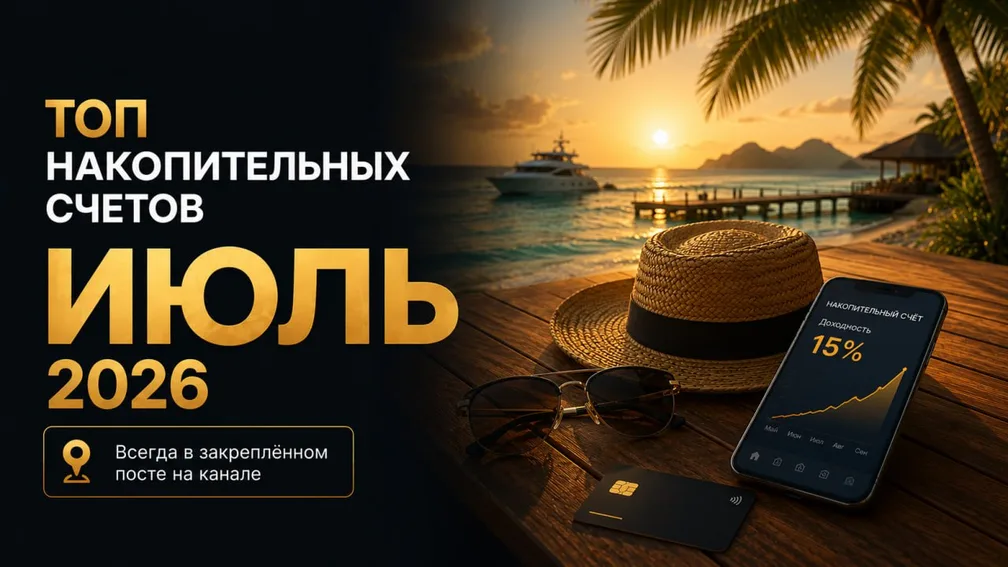 Лучшие накопительные счета (25.07.2026)