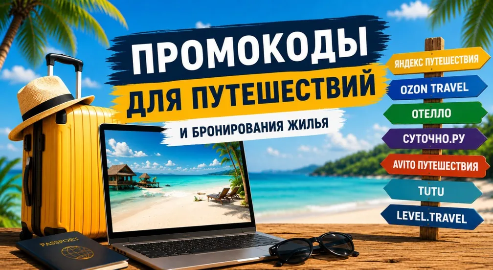 Промокоды для путешествий и бронирования жилья