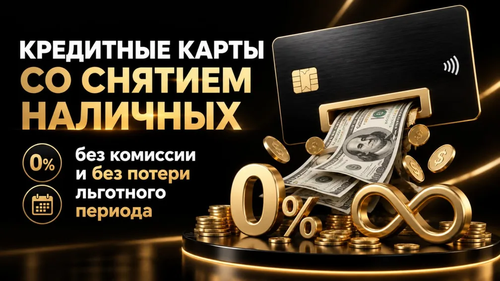 Кредитки с бесплатной обналичкой (11.08.26)
