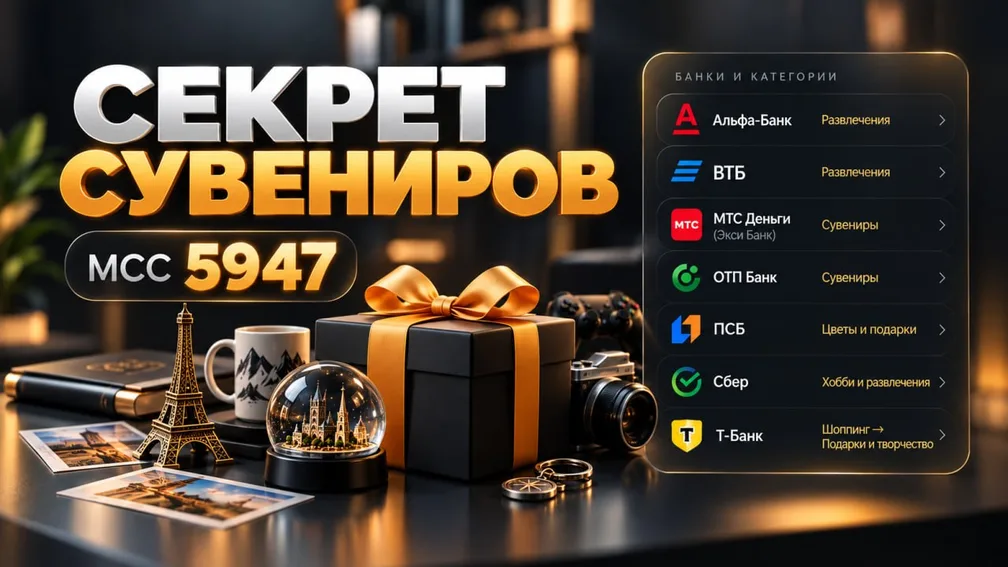 Секрет сувениров и развлечений — MCC 5947