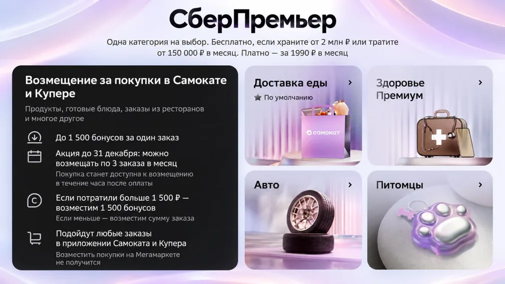 Сбер обновил привилегии для премиальных клиентов